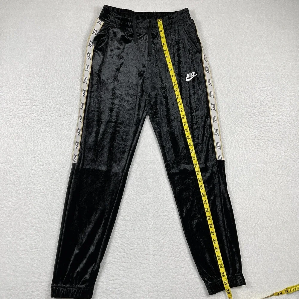 Nike‎ Pants Girls XL Black Sportswear Track Pant French Terry Youth Athleisure